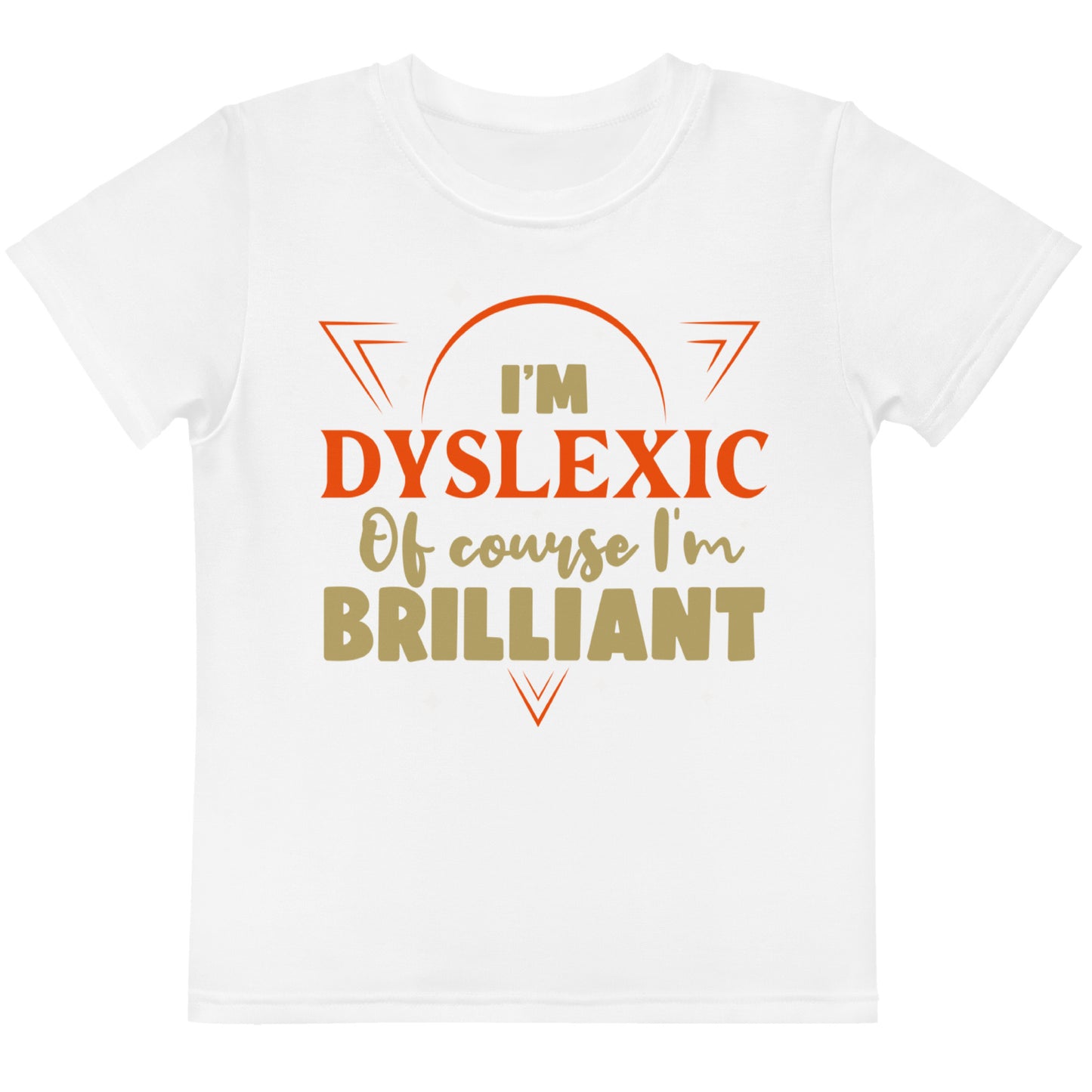 Dyslexia Kids crew neck t-shirt