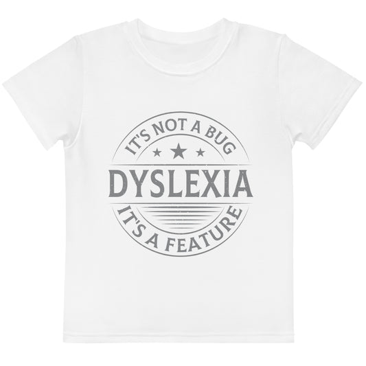 Dyslexia Kids crew neck t-shirt