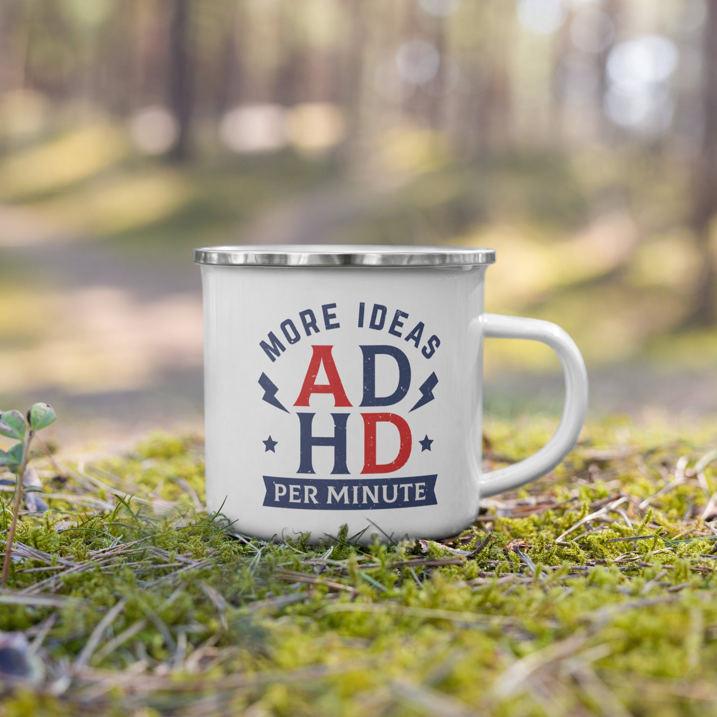 ADHD Enamel Mug 12 oz