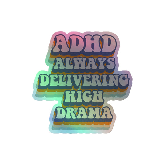 ADHD Holographic stickers