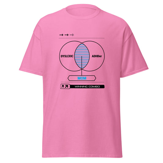 T-shirt ADHD + Dyslexic + Mom