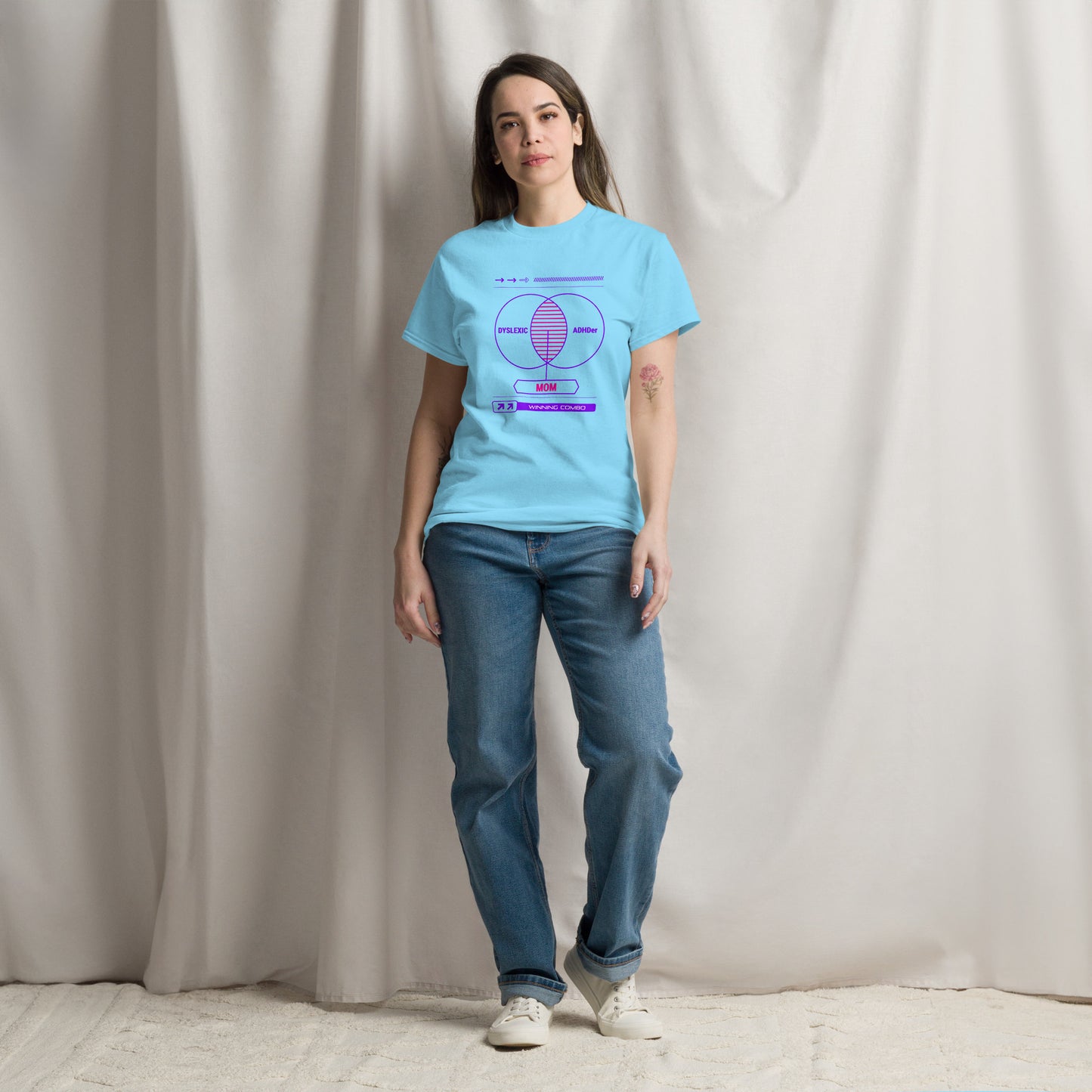 Dyslexia and ADHD Tshirt womens