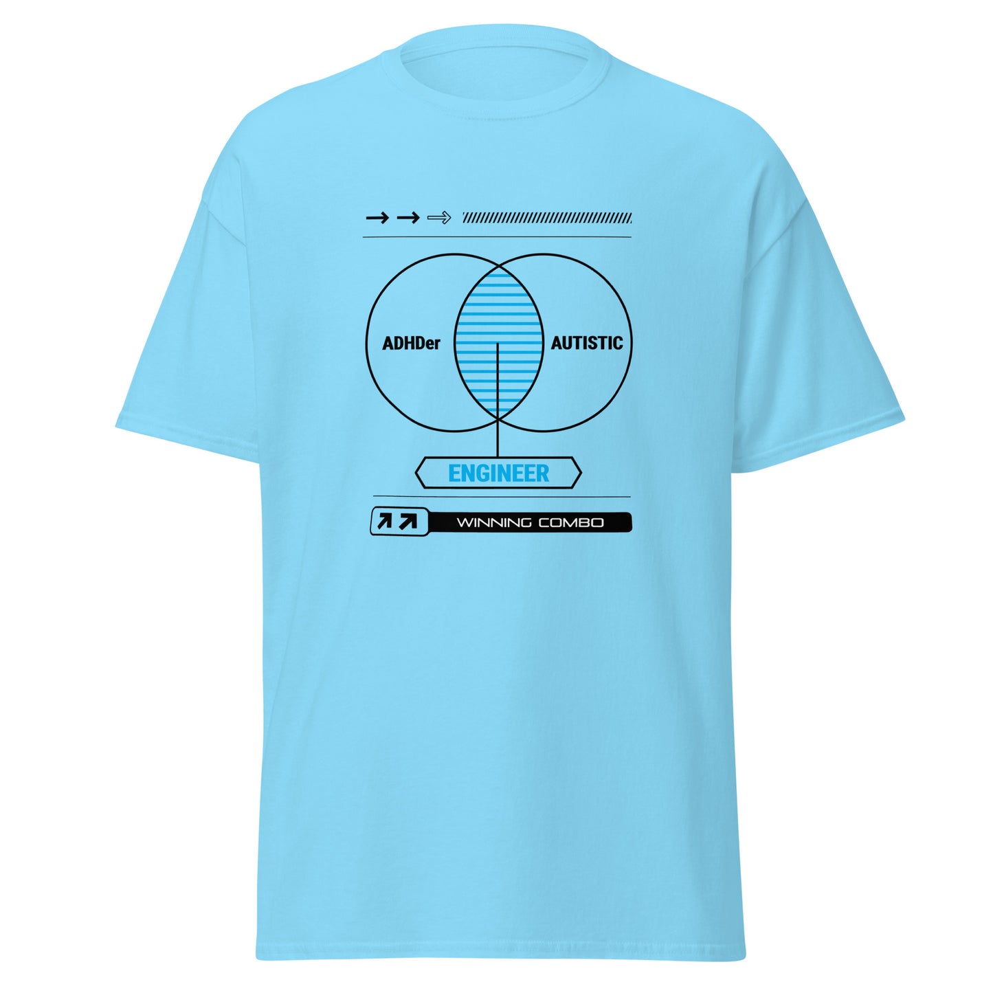 T-shirt ADHD + Autistic