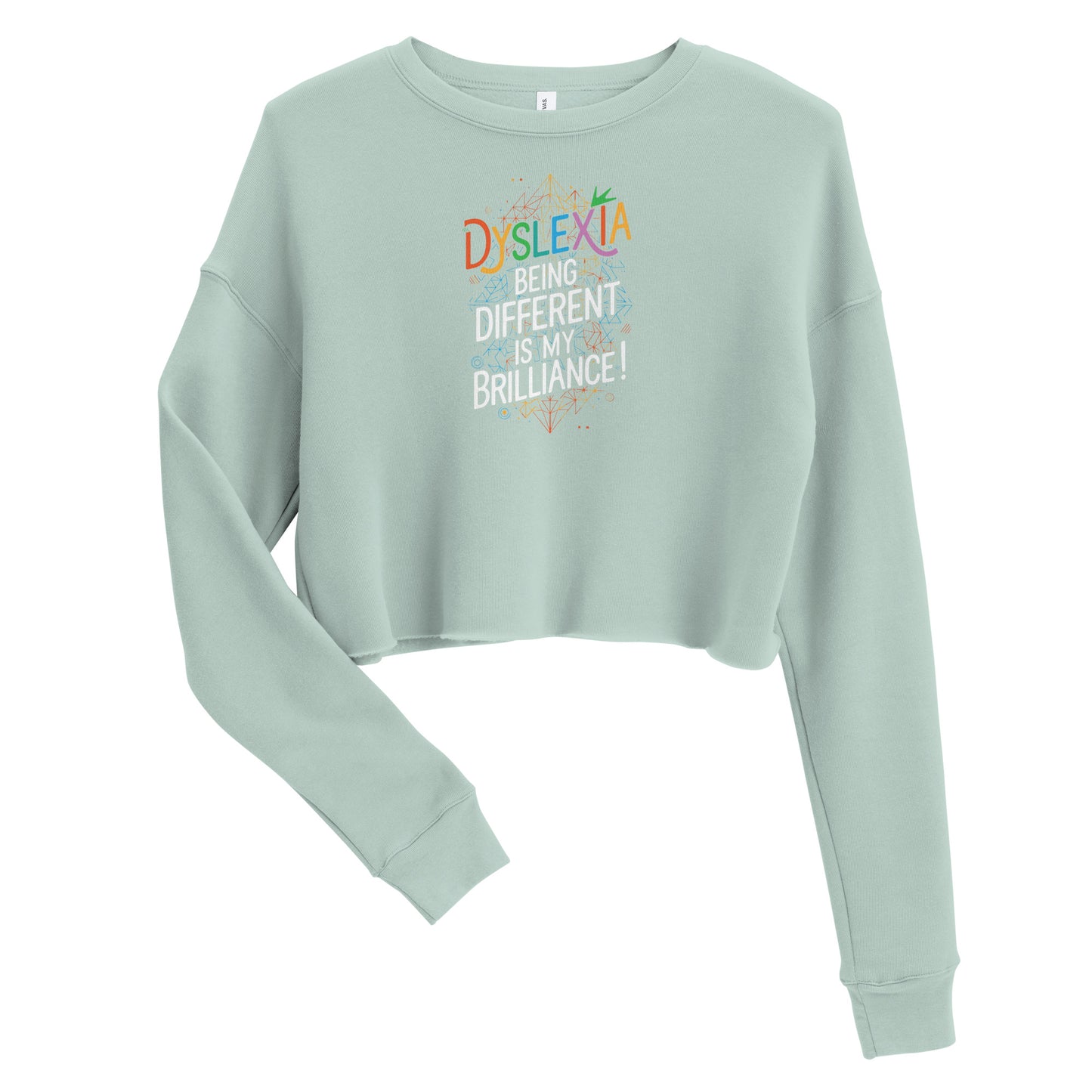 Dyslexia Crop Sweatshirt