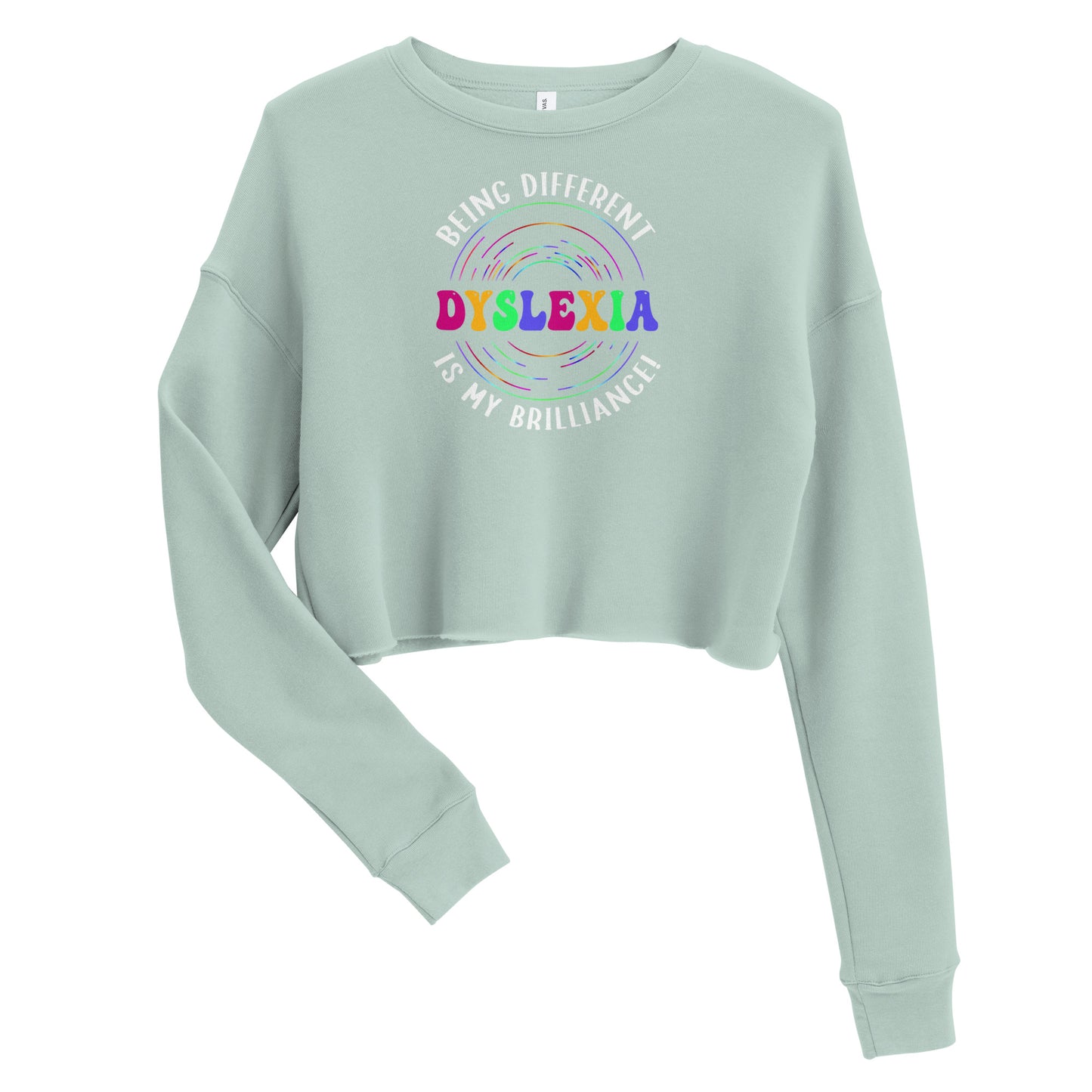 Dyslexia Crop Sweatshirt