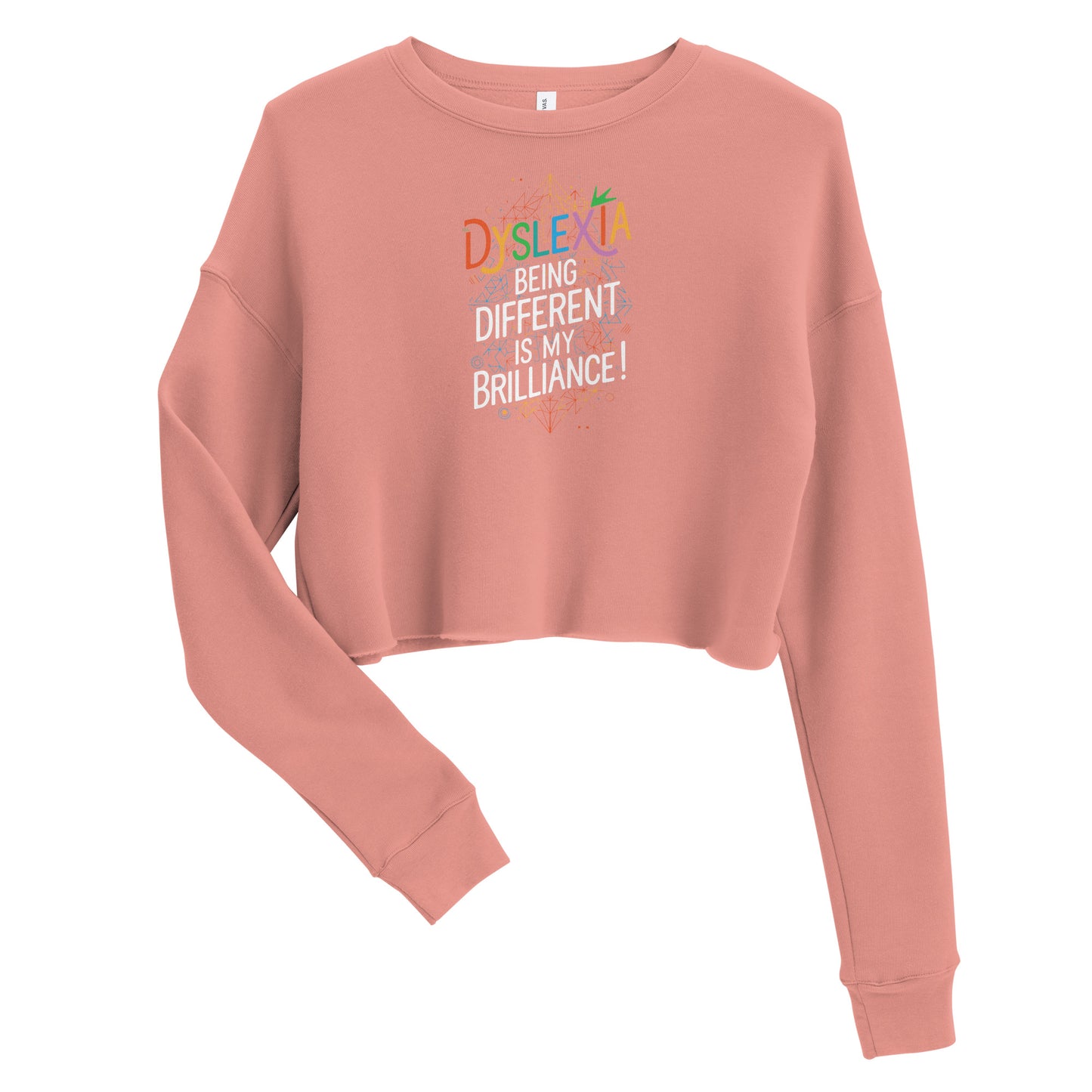 Dyslexia Crop Sweatshirt