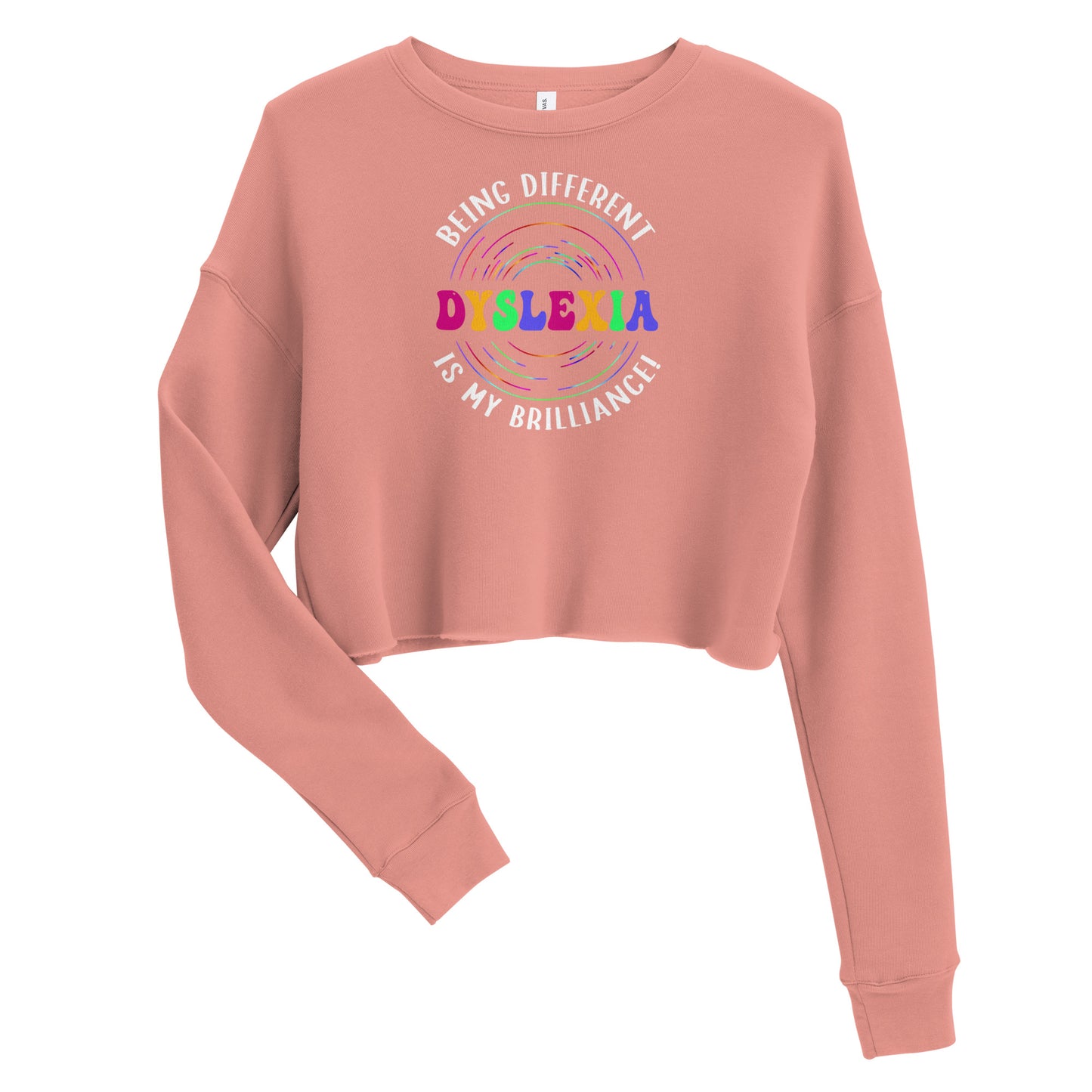 Dyslexia Crop Sweatshirt