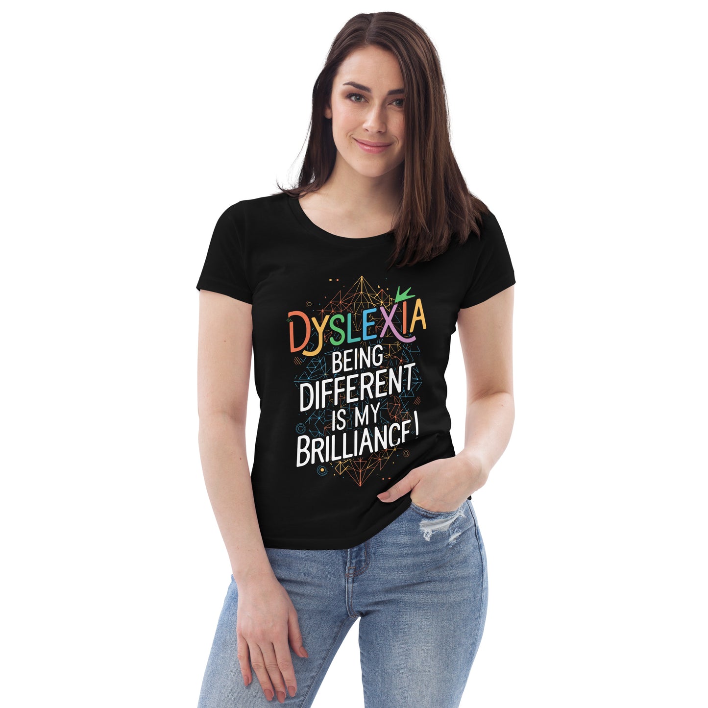 Dyslexia -Women's fitted eco tee