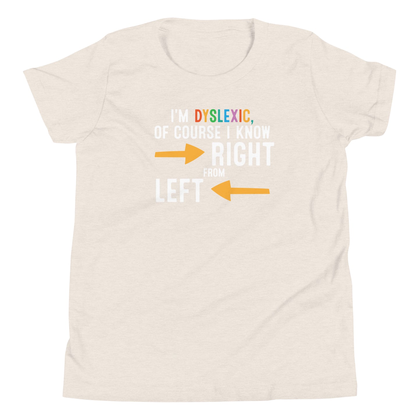 Dyslexia Youth Short Sleeve T-Shirt