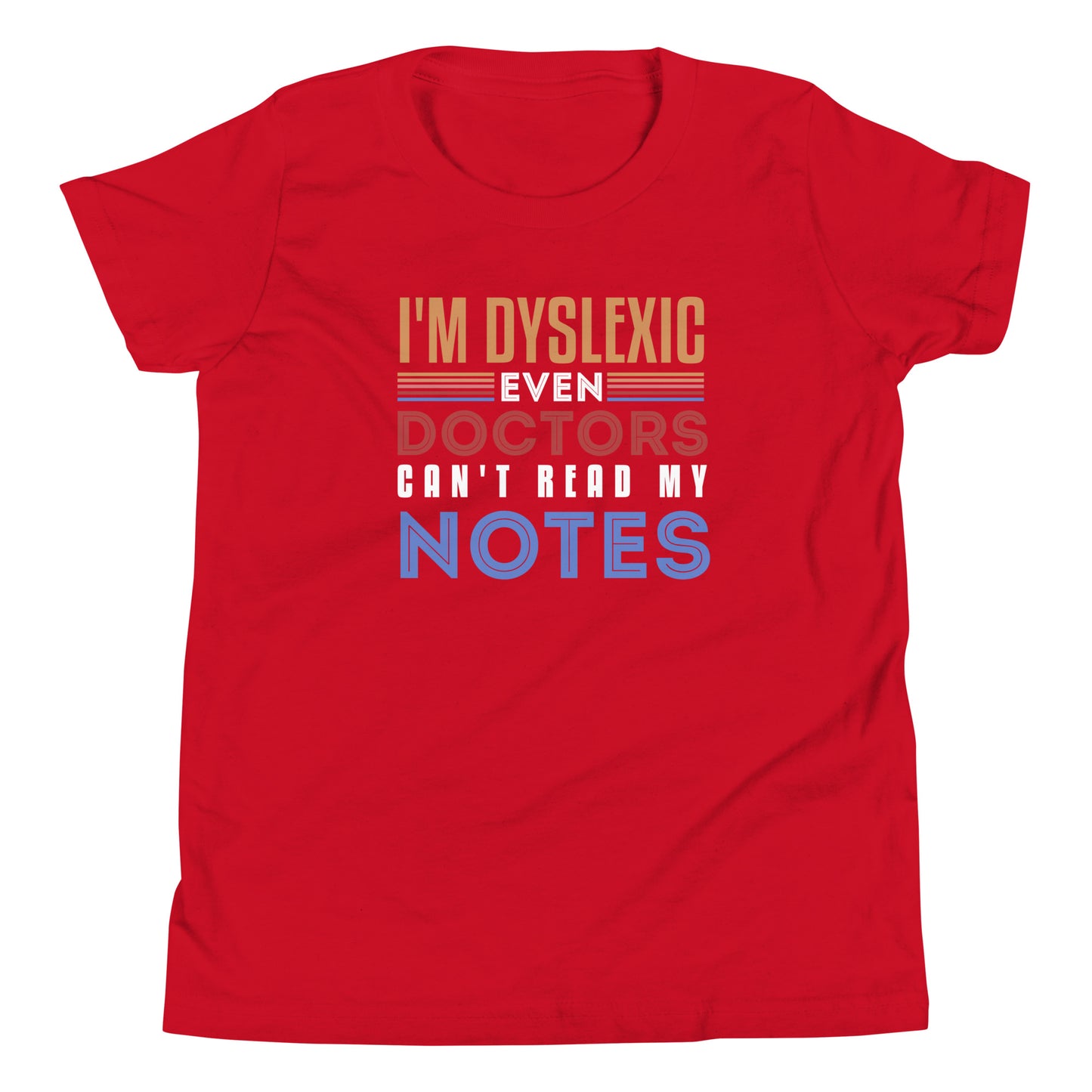 Dyslexia Youth Short Sleeve T-Shirt